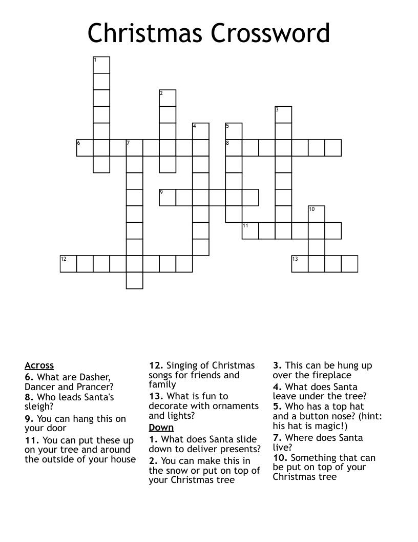 Christmas Crossword