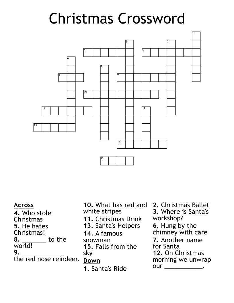Christmas Crossword