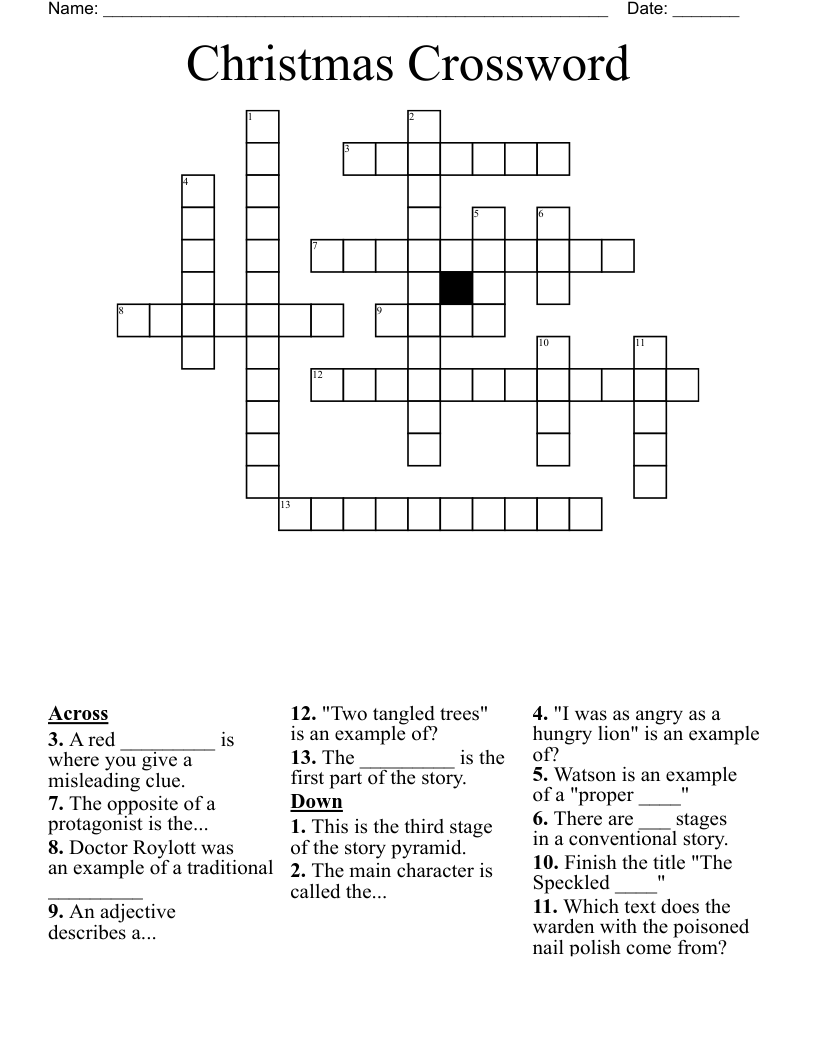 Christmas Crossword