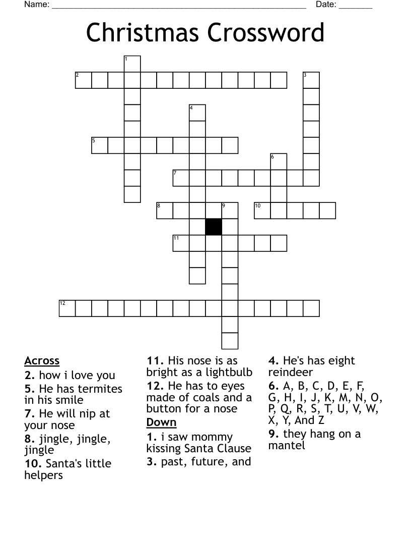 Christmas Crossword