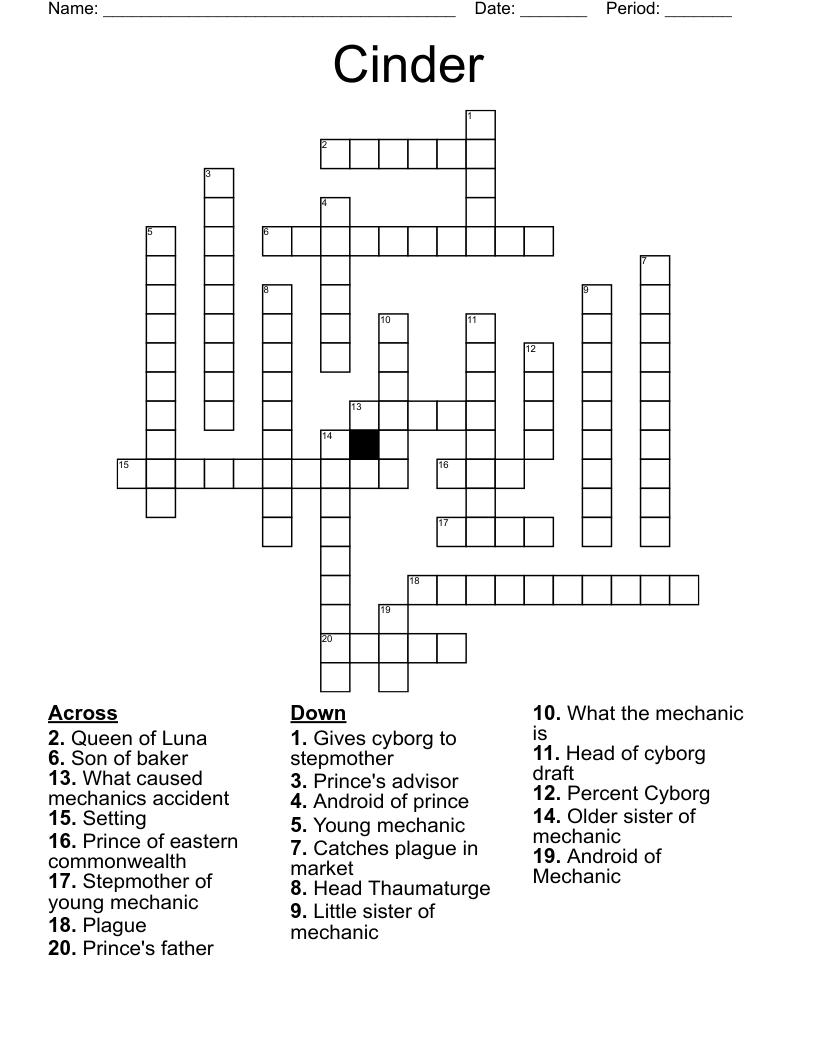 Cinder Crossword