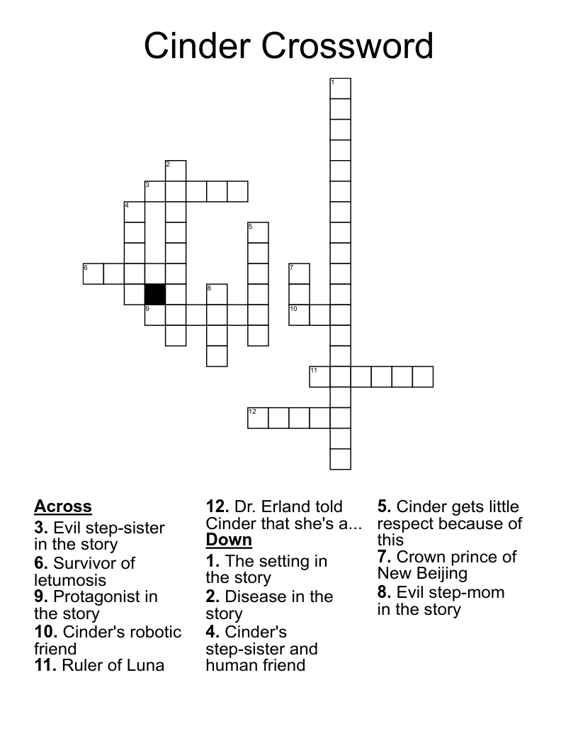 Cinder Crossword