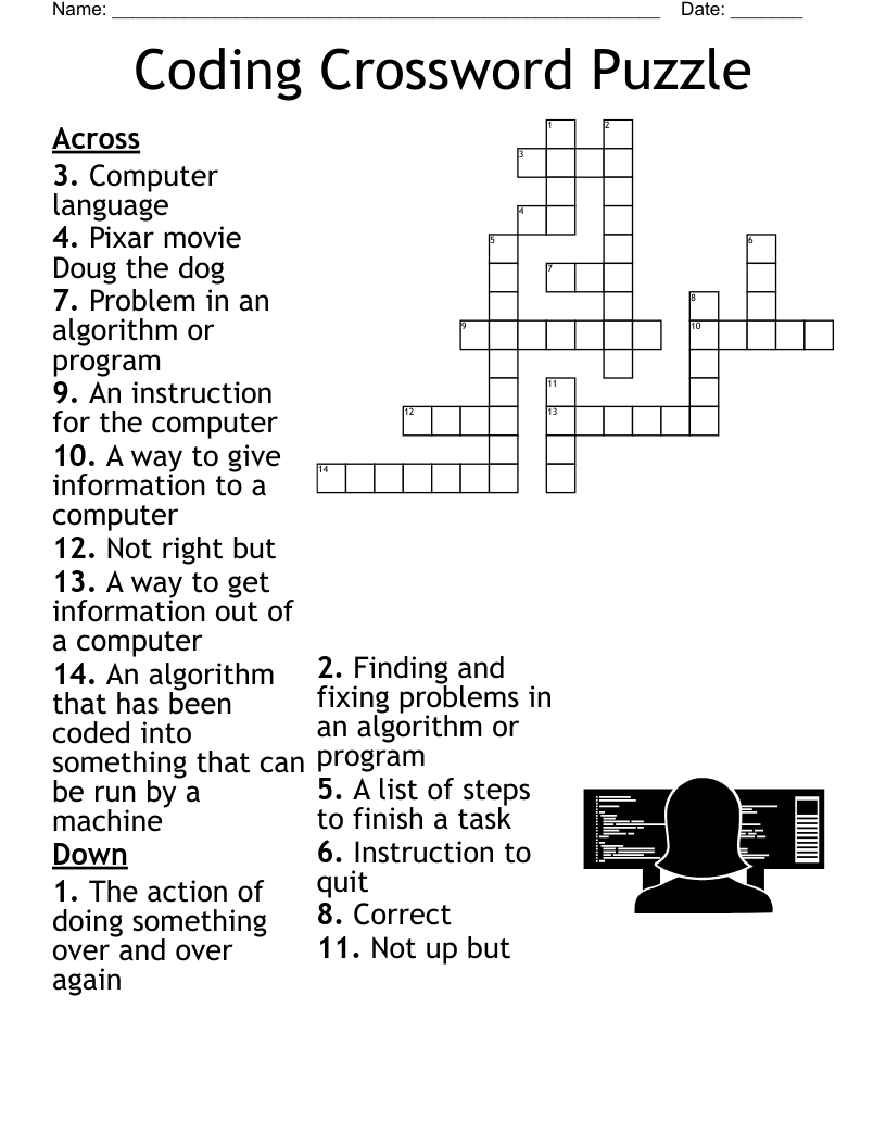 Coding Crossword Puzzle