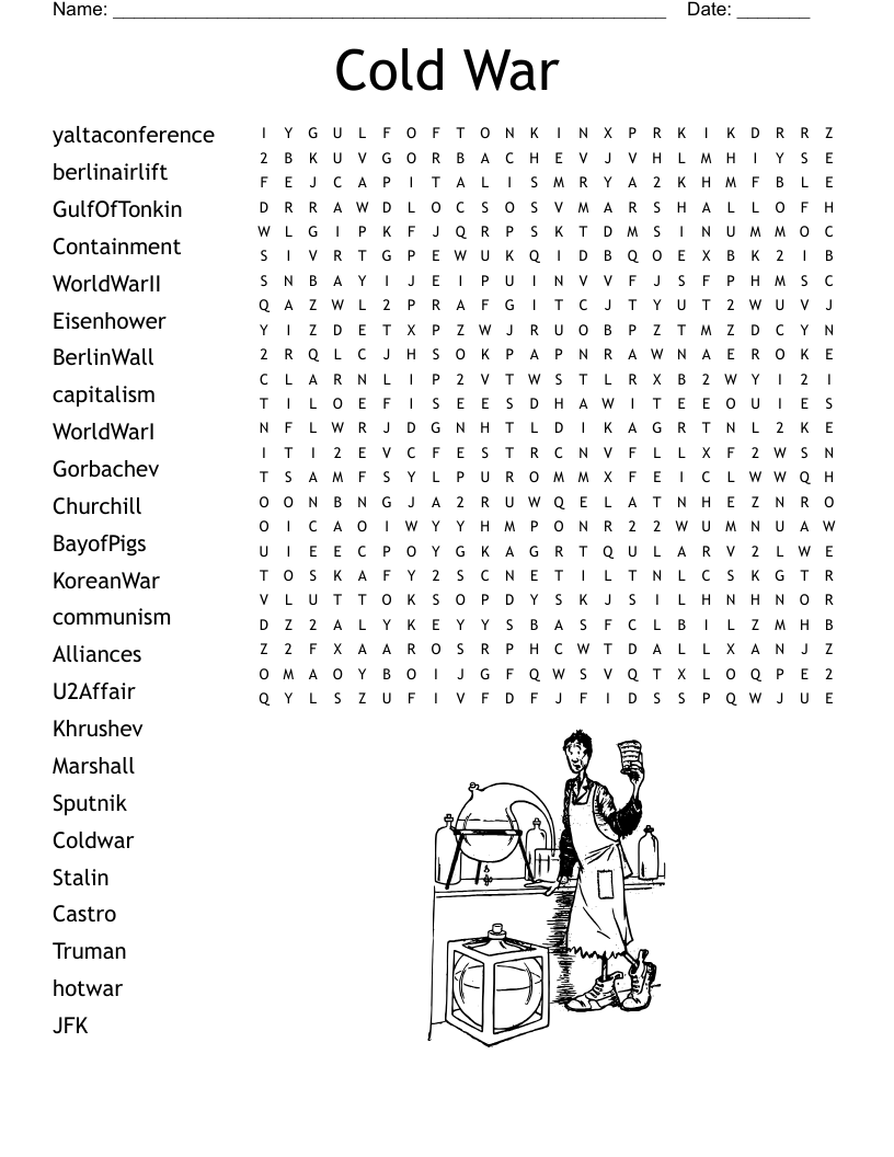 Cold War Word Search