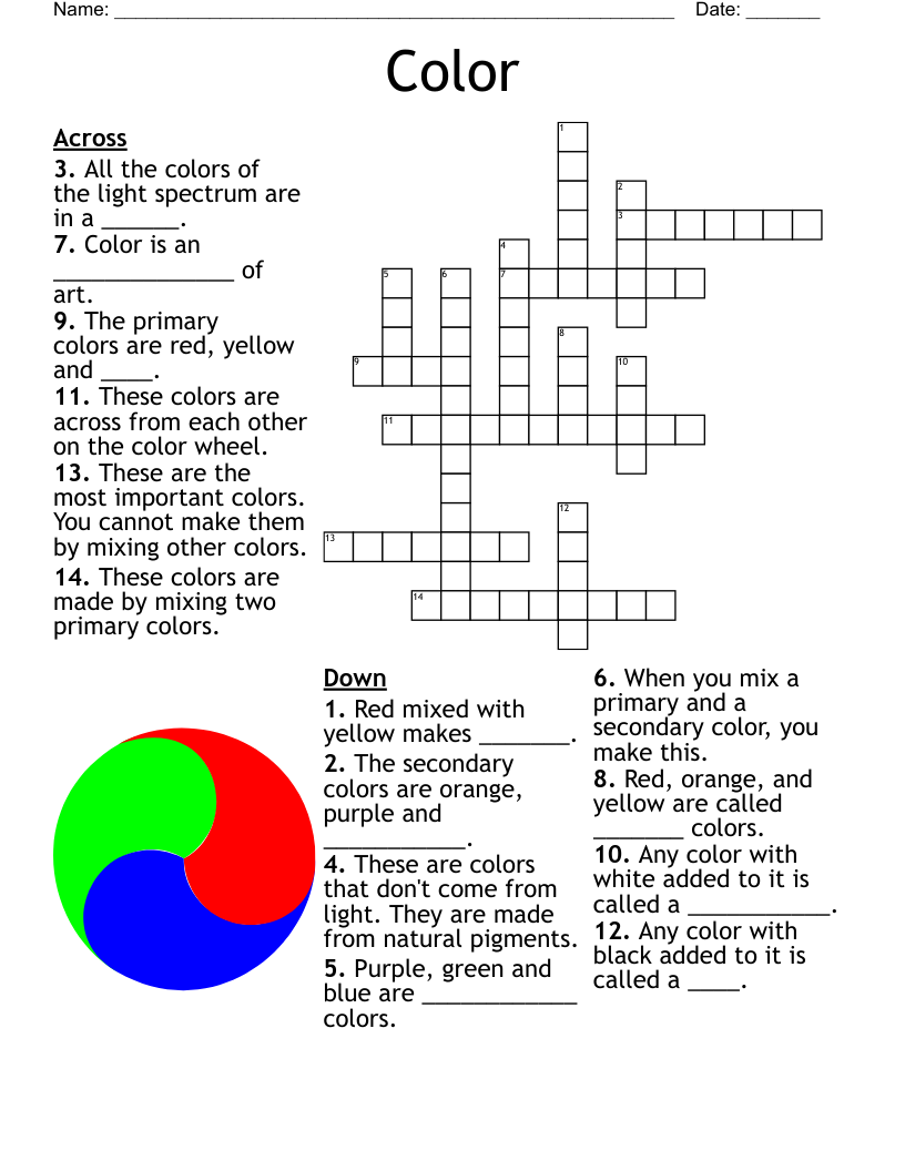 Color Crossword