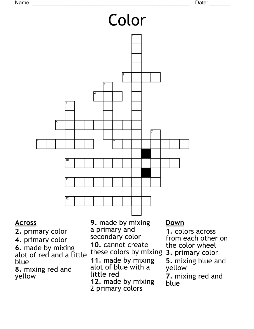 Color Crossword