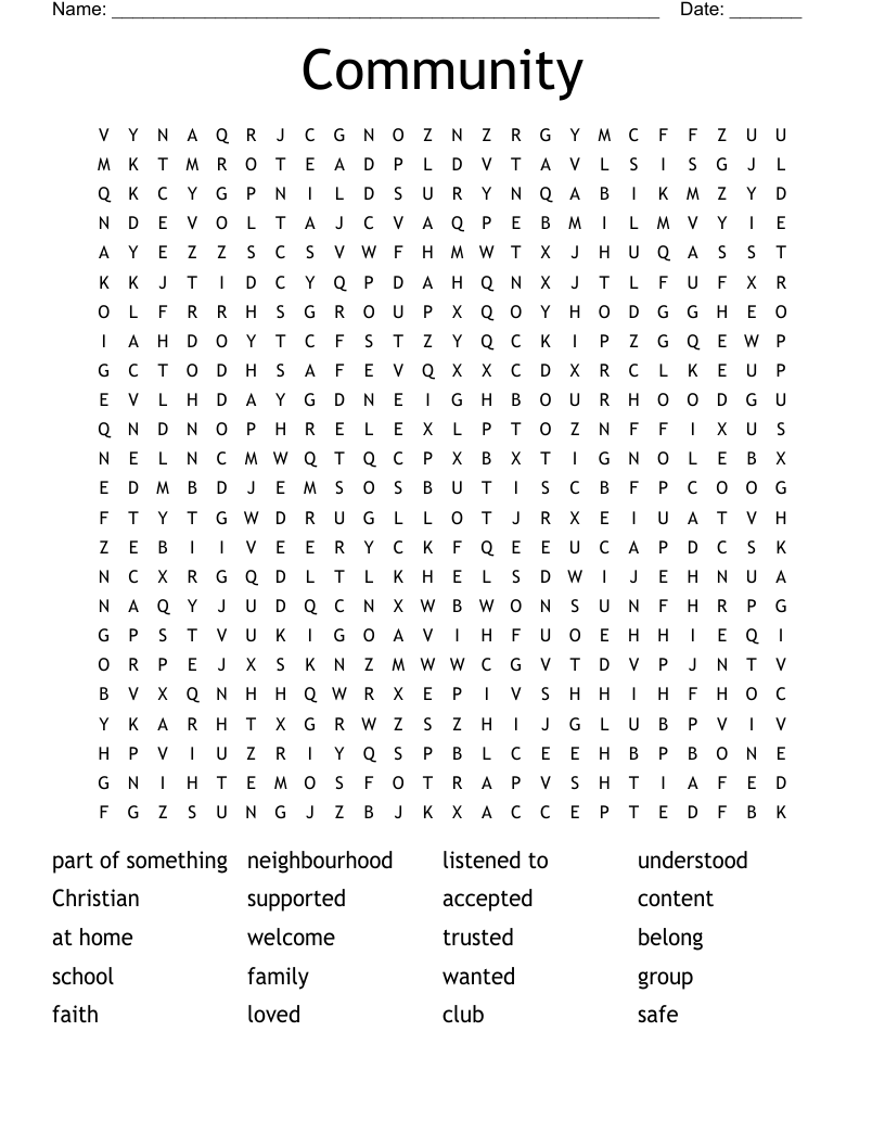 Community Word Search