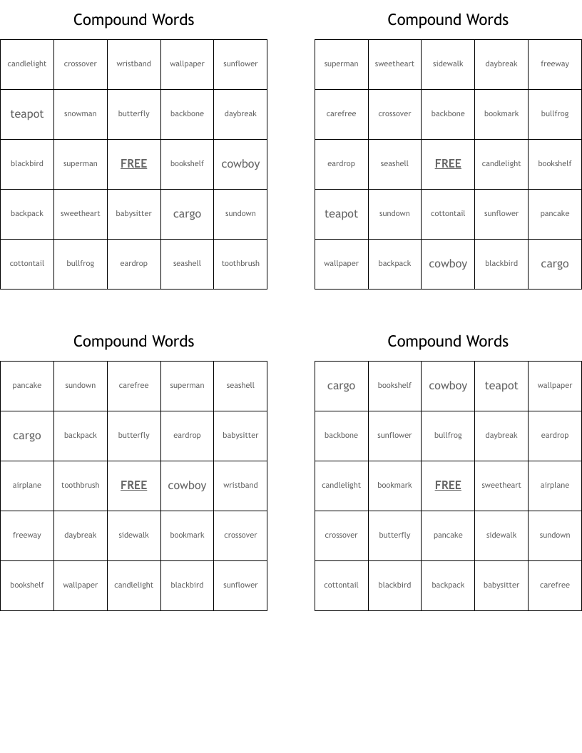 Compound Words