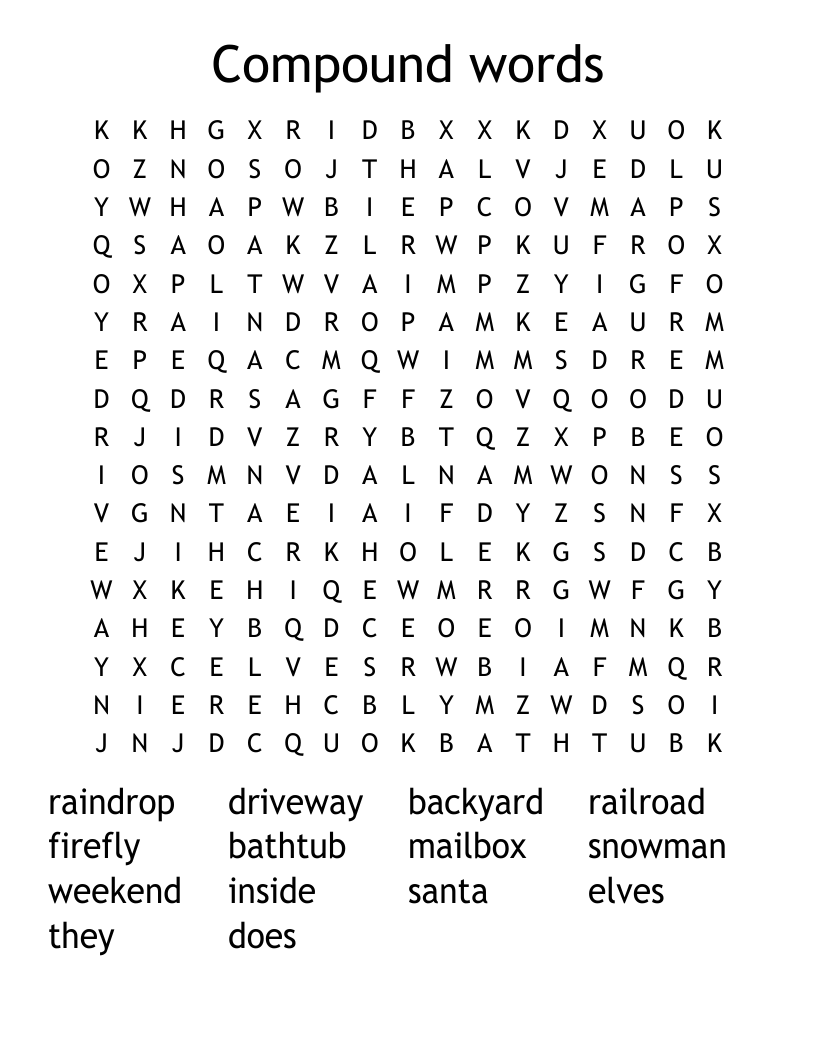 Compound words