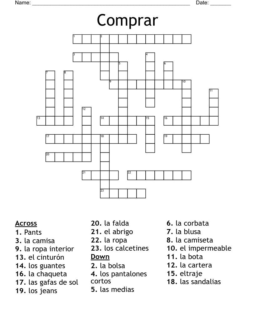 Comprar Crossword