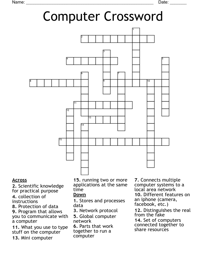 Computer Crossword