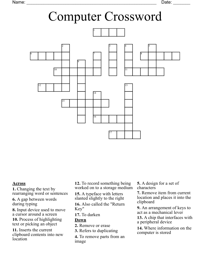 Computer Crossword