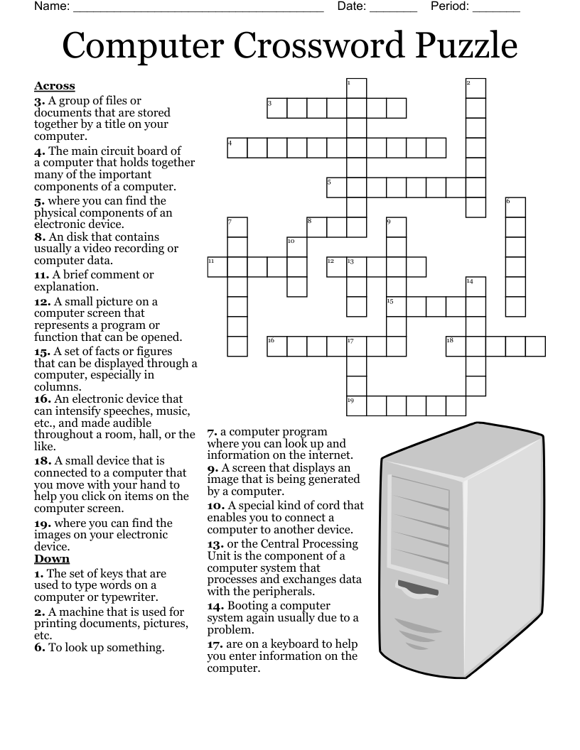 Computer Crossword Puzzle