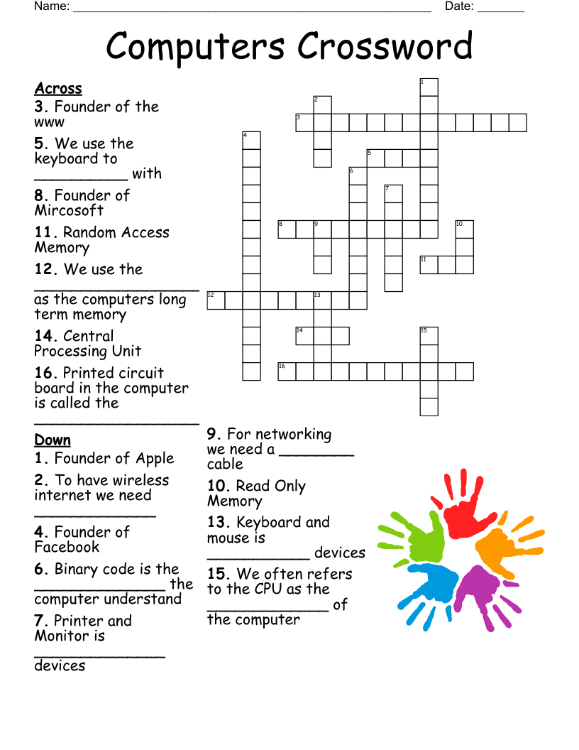 Computers Crossword