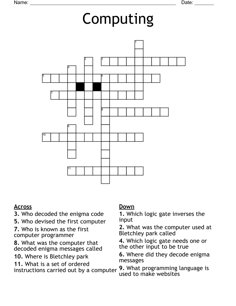 Computing Crossword