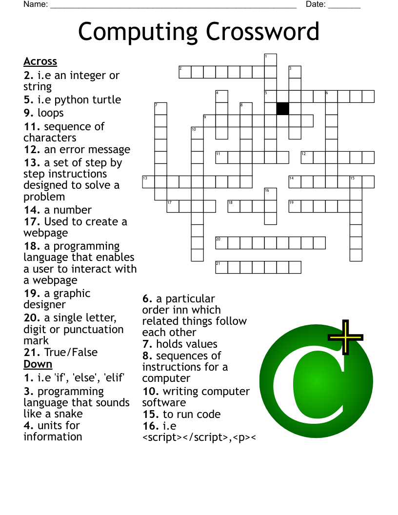 Computing Crossword