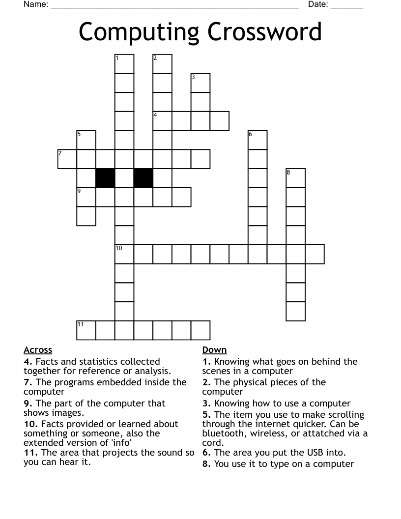 Computing Crossword