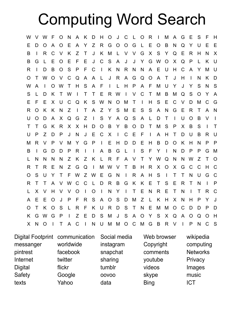 Computing Word Search