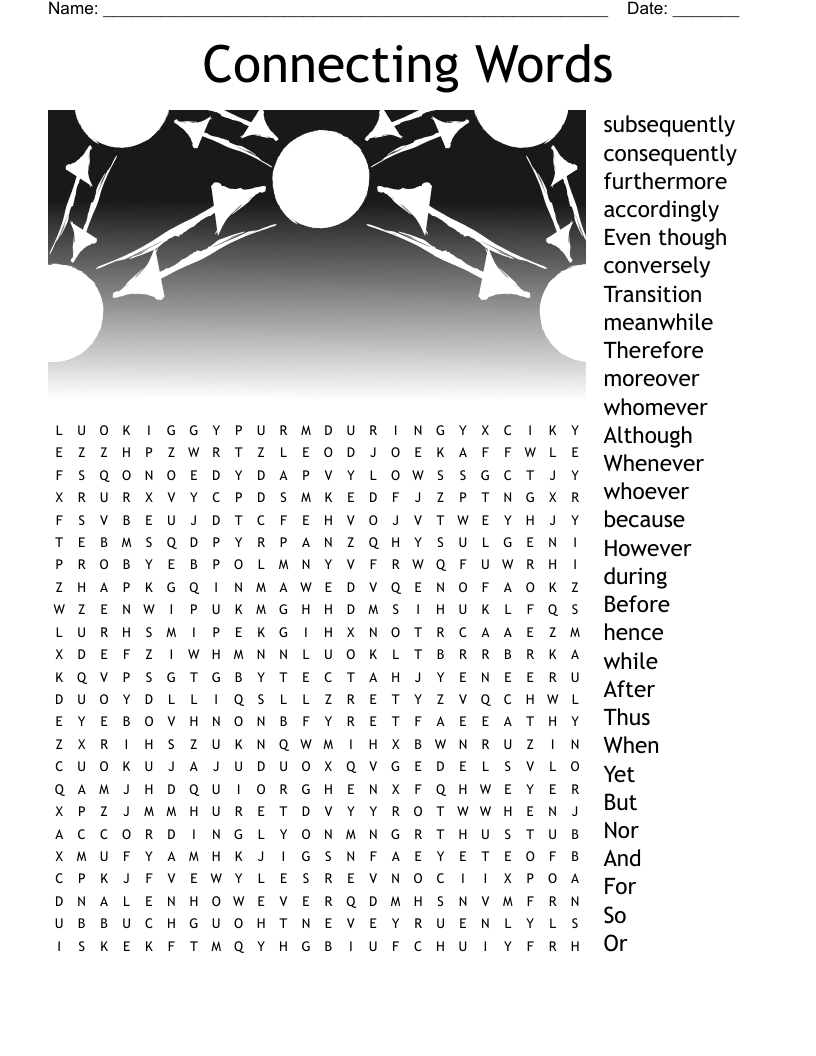 Connecting Words Word Search