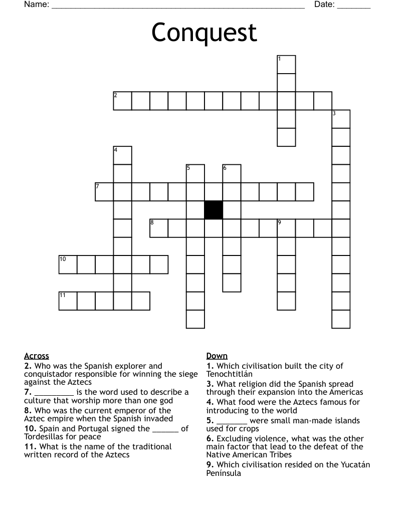Conquest Crossword
