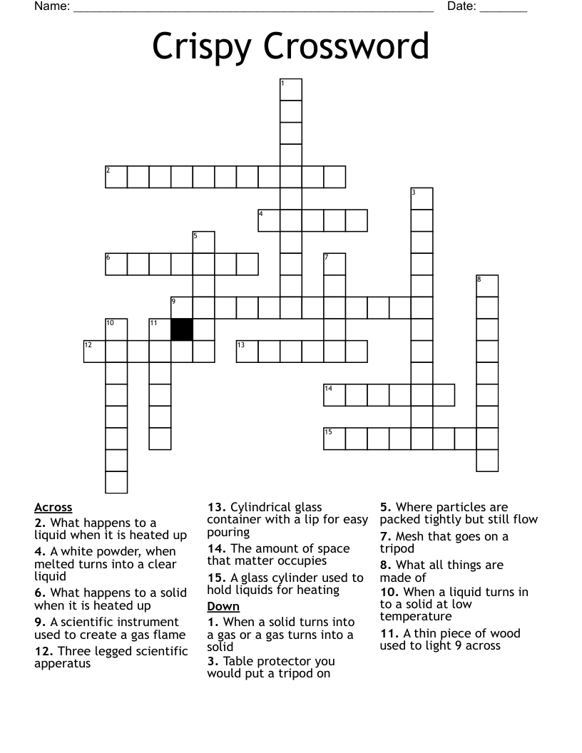 Crispy Crossword