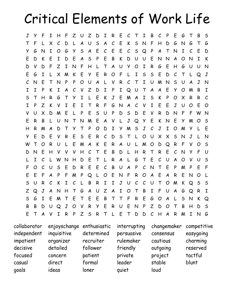 Diversity - iLead Word Search