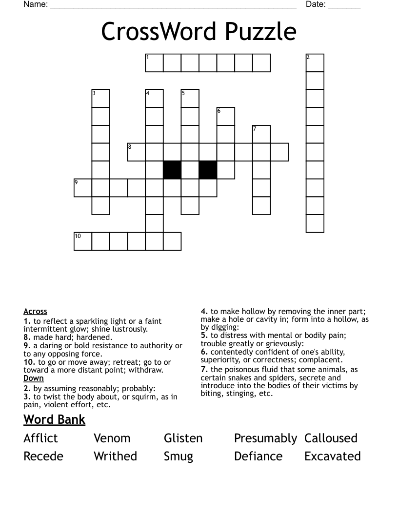 CrossWord Puzzle 