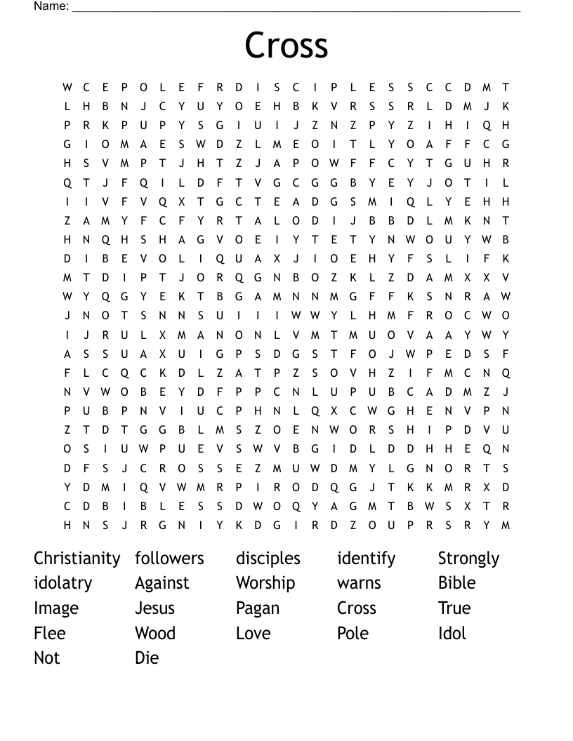 Cross Word Search