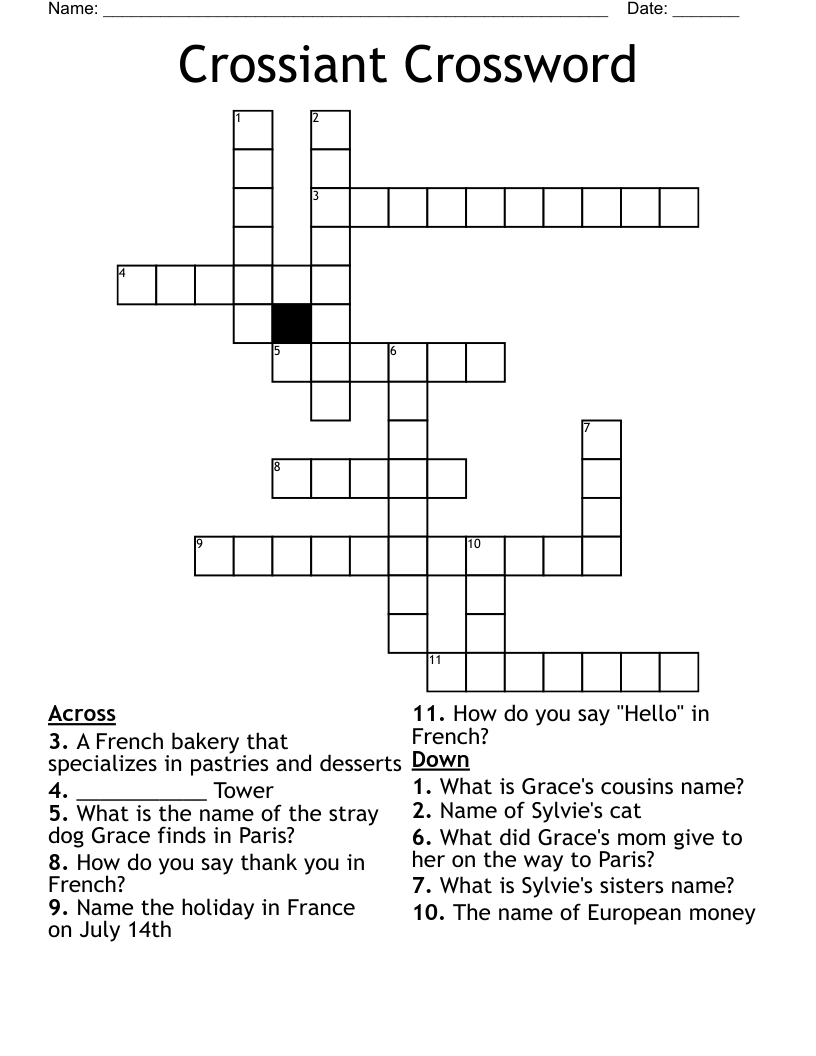 Crossiant Crossword
