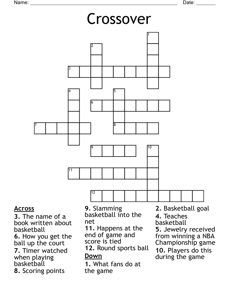 Crossover  Crossword