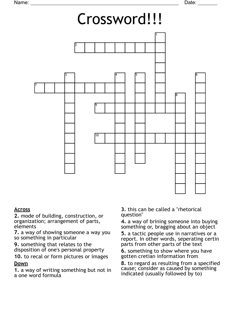 Crossword!!!