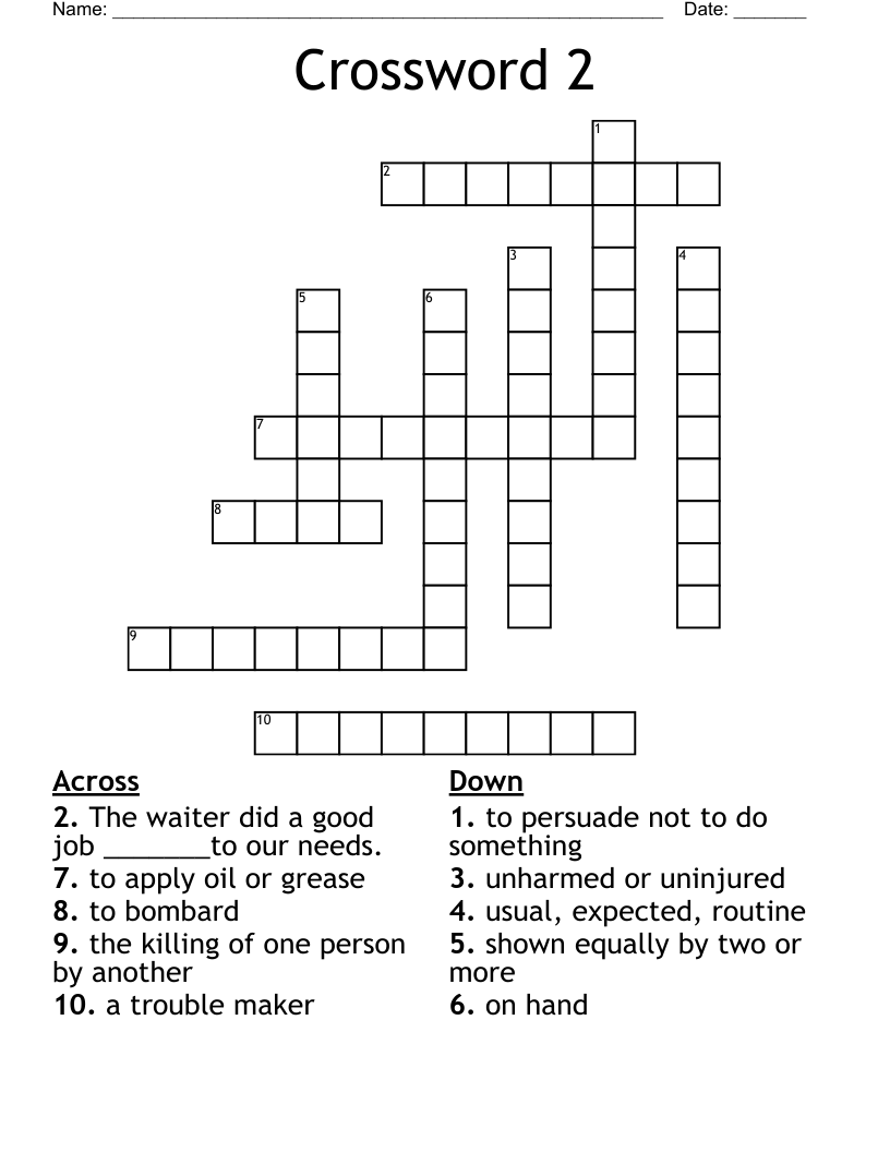 Crossword 2