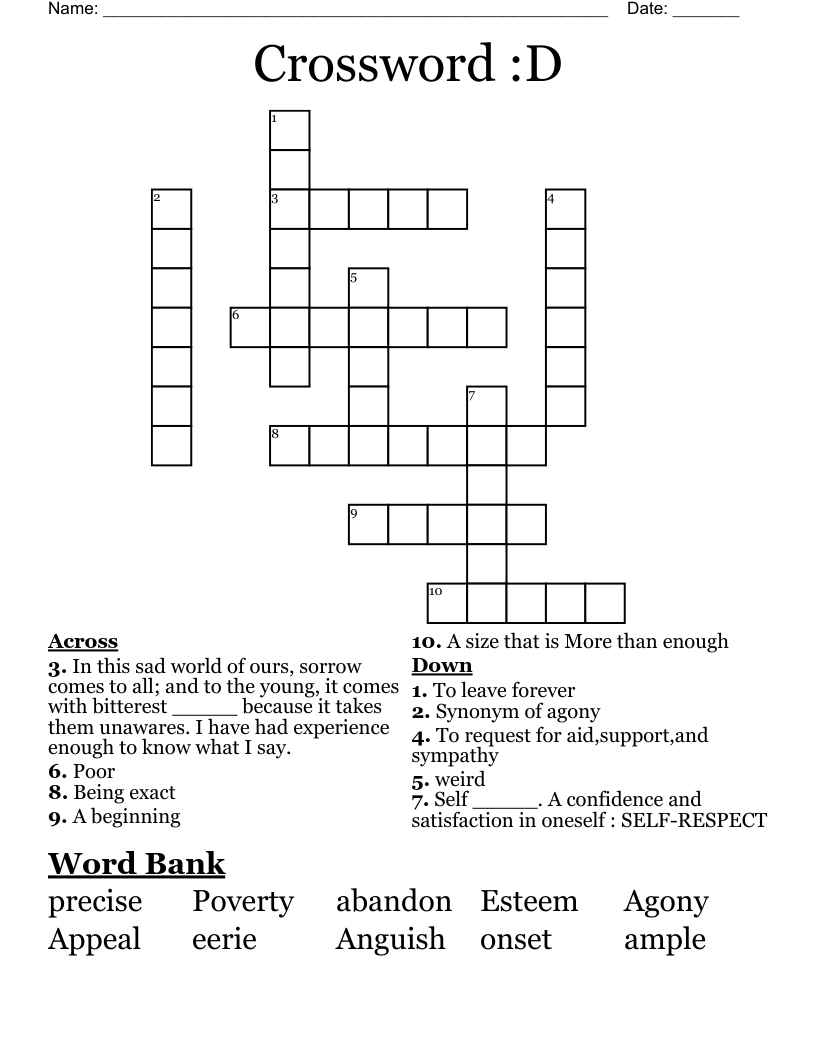 Crossword :D