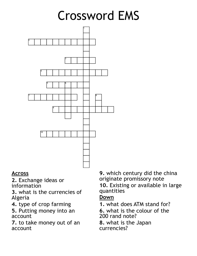 Crossword EMS 