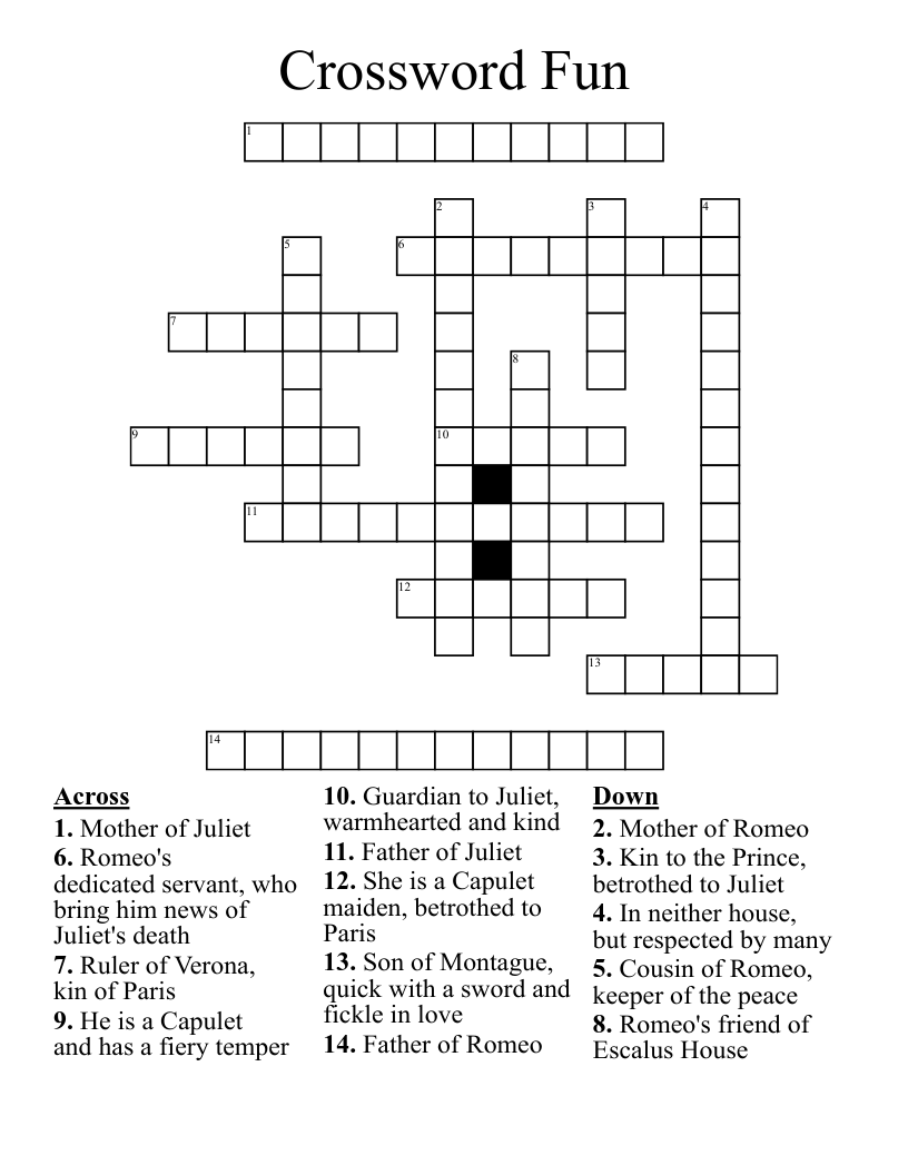 Crossword Fun