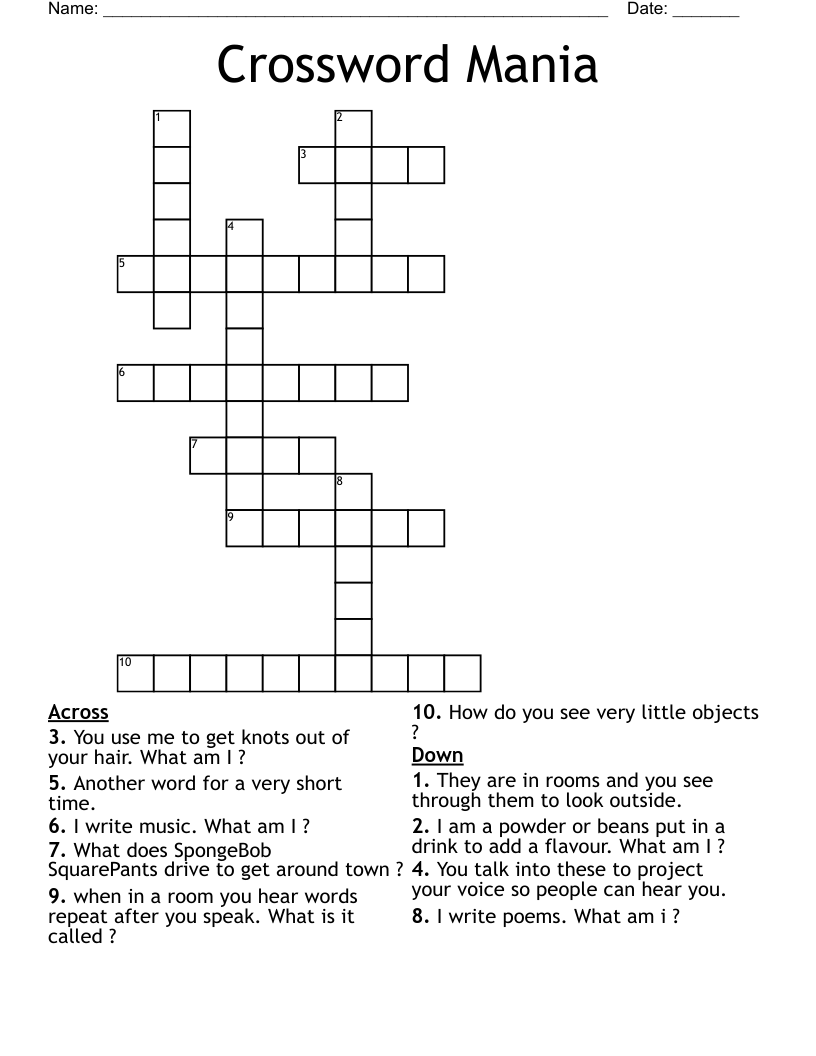 Crossword Mania 