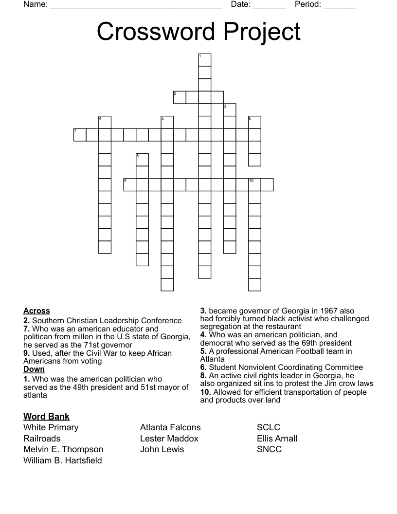Crossword Project 