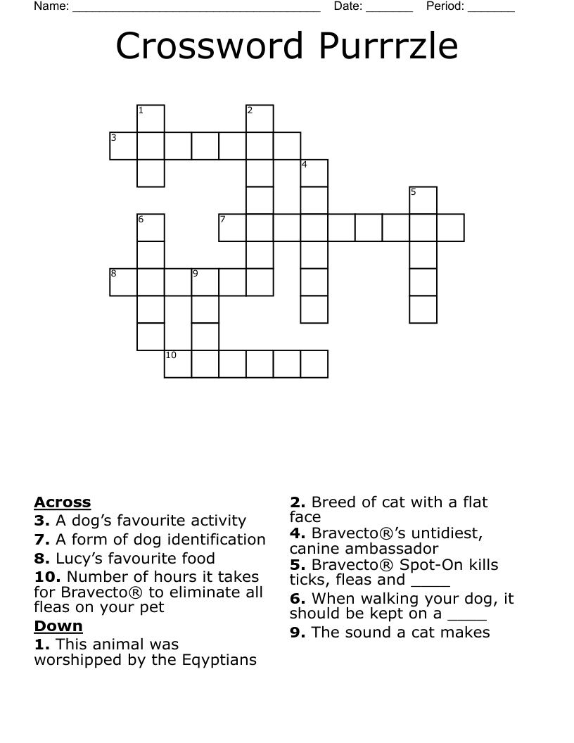 Crossword Purrrzle