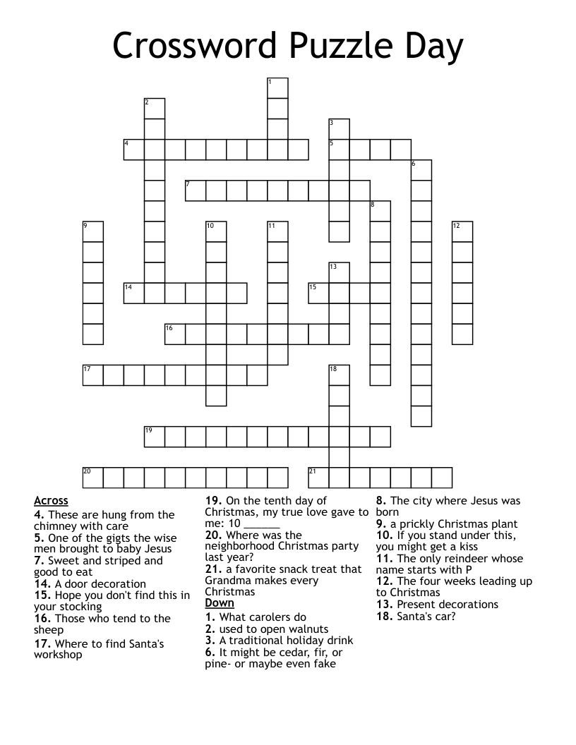 Crossword Puzzle Day