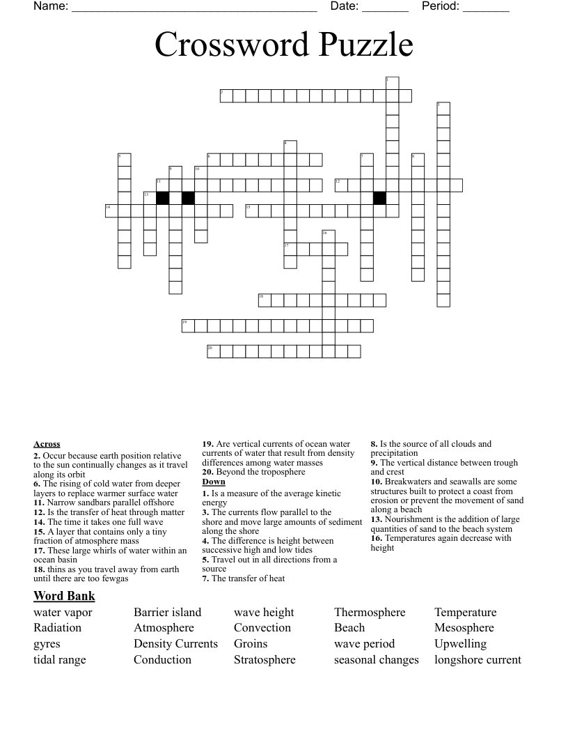 Crossword Puzzle 