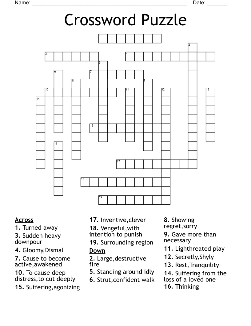 Crossword Puzzle 
