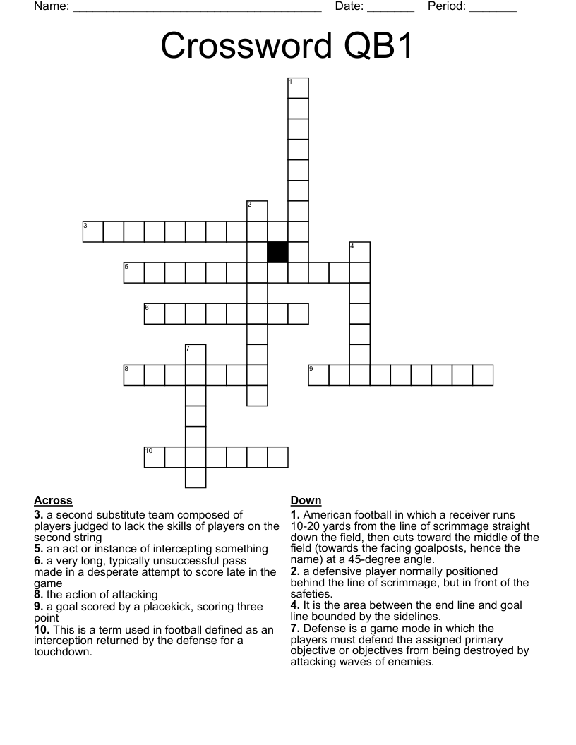 Crossword QB1