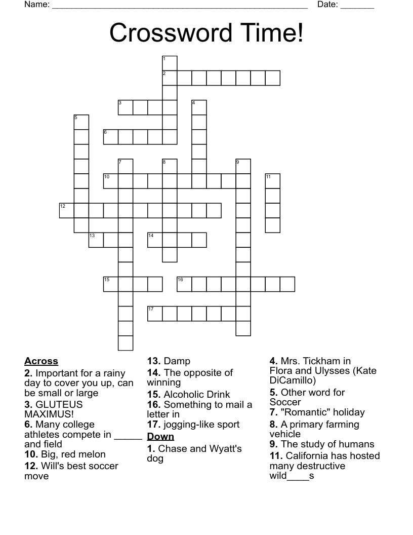Crossword Time!