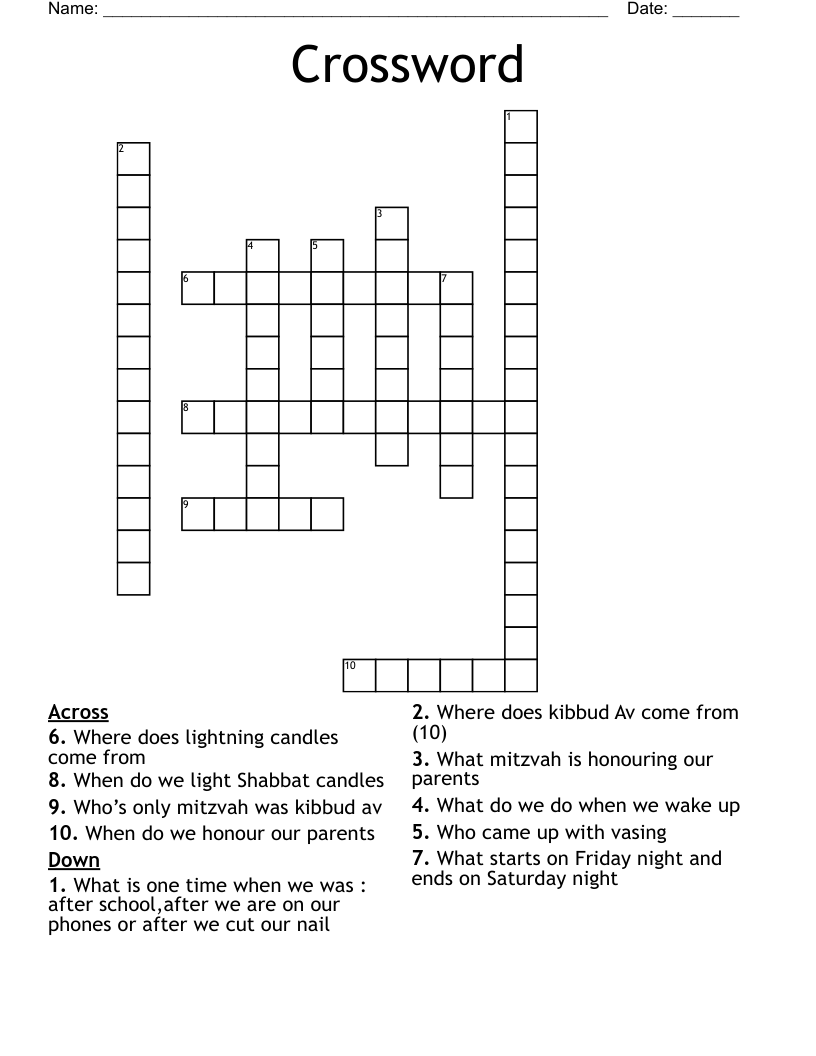 Crossword 