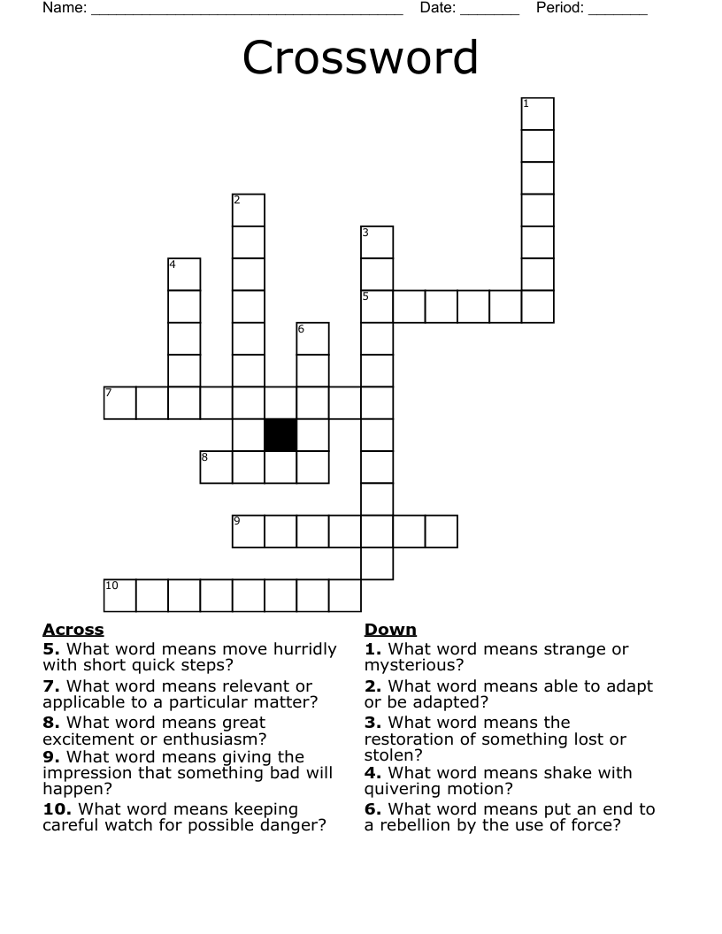 Crossword 