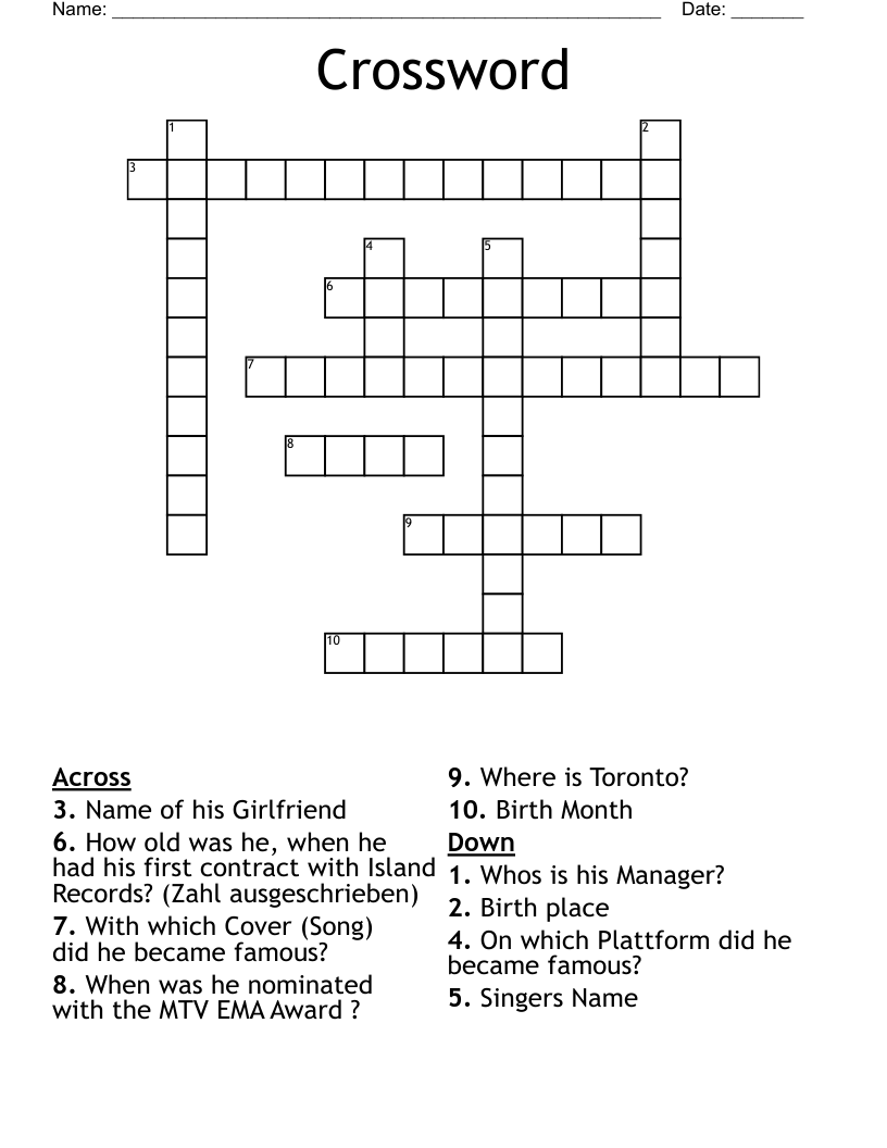 Crossword 