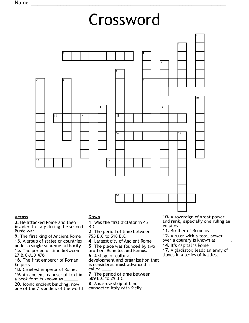 Crossword 