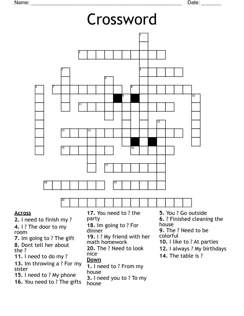 Crossword 