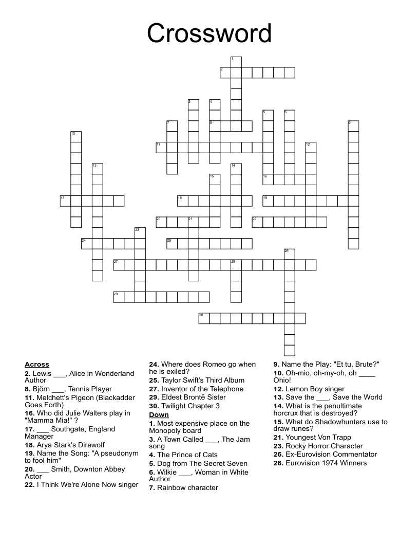 Crossword 