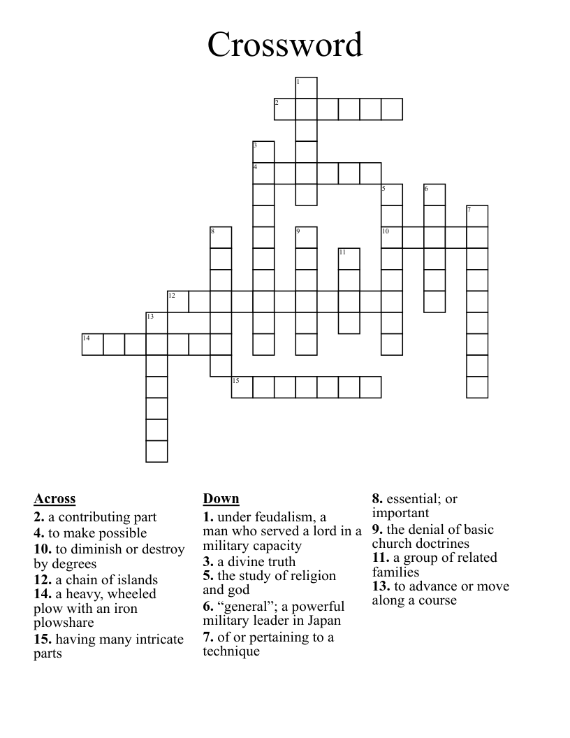 Crossword 